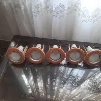 پنج چراغ همراه با لامپ سالم
