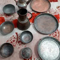 ظروف کلکسیونی مسی|کلکسیون اشیاء عتیقه|جم, |دیوار