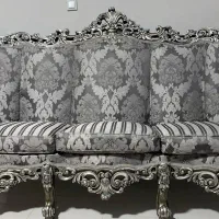 مبل استیل 9نفره ومیز ناهار خوری 8نفره