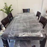 میزناهارخوری شش نفره تمام چوب