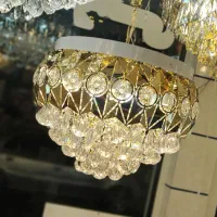 لوستر های کریستالی جدید زیر قیمت بازار|لوستر و چراغ آویز|اهر, |دیوار