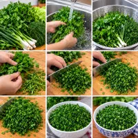 پاک کردن سبزی