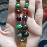 مهره و سنگ قدیمی|کلکسیون اشیاء عتیقه|بافت, |دیوار