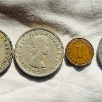 سکه خارجی ۱۹۵۰ ۱۹۵۹ ۱۹۶۳ ۱۹۶۶|کلکسیون سکه، تمبر، اسکناس|تهران, گلستان (شهرک راه آهن)|دیوار