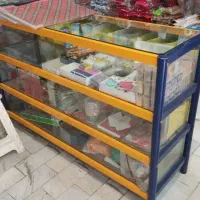 قفسه دیواری و دو طرفه فروشگاهی و میز پیشخوان فلزی|فروشگاه و مغازه|تهران, اسفندیاری|دیوار