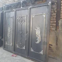 درب ها سنگین ۲میل حیاطی اهنی آهن حیاط