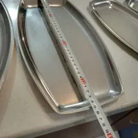 دیس و تشت یا لگن استیل قدیمی