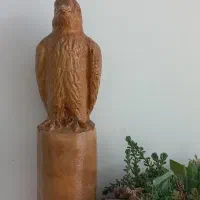 مجسمه چوبی گنجشک