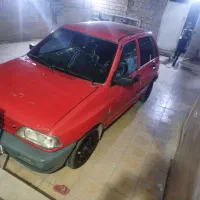 پراید هاچ بک مدل ۷۳ قرمز