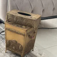 سطل زبال و دستمال کاغذی پذیرایی پیوتر رنگ ثابت