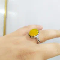 انگشتر نقره مردانه شرف الشمس|جواهرات|علیآباد کتول, |دیوار