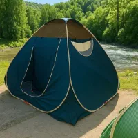 چادرمسافرتی ۱۲نفره یکباراستفاده شده