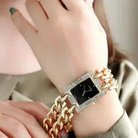 ساعت Guess بند کارتیر دو ردیفه دور نگین ژاپنی|ساعت|کرمانشاه, |دیوار