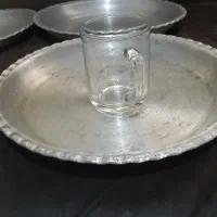 سینی روحی ۴ عدد|ظروف سرو و پذیرایی|رشت, یخسازی|دیوار