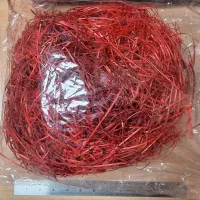 50 بسته پوشال چوبی رنگی تزیینی دکوری