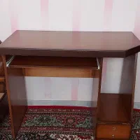 میز کامپیوتر تمام چوب
