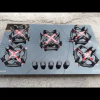 گاز صفحه ای شیشه و استیل|حراج|تبریز, |دیوار