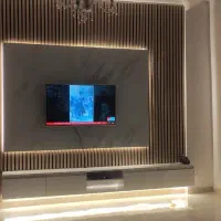 لکه گیری، گچ کاری،اجرای تی وی وال سیمان کاری