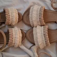 صندل مکرومه|کیف، کفش، کمربند|تربت جام, شهرک معلم|دیوار