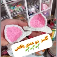 گلسر ابر وجوونه تکی ۸۵ ت گلسر گوش گربه دوتایی ۱۰۰ت|صنایع دستی و سایر لوازم تزئینی|رشت, لاکانی|دیوار