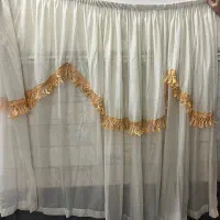 پرده تمیز|پرده، رانر، رومیزی|قم, علی آباد سعدگان|دیوار