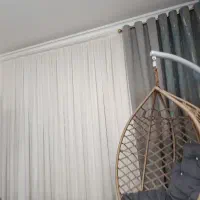 پرده پلیسه در حد نو