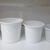 سطل و کاسه و ظروف یکبار مصرف