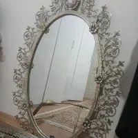 آینه کنسول با شمعدان برنزی