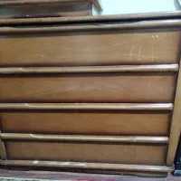 دراور4 کشو قهو ه ای و دو تا پای تختی