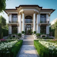 شاهکار نیاوران ۲۵۰متر روبه باغ با روف گاردن رویایی