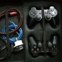 ps3slim پی اس 3 همراه با 2دسته اصلی