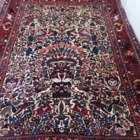 فرش چااشتر قدیمی رنگ کاملا گیاهی