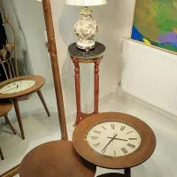 میز عسلی ساعت دار برند lotus|مبلمان خانگی و میز عسلی|تبریز, |دیوار