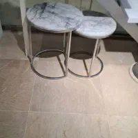 میز کنار مبلی کمجا با رویه سنگ طبیعی|مبلمان خانگی و میز عسلی|تهران, مینی‌سیتی (شهرک نفت)|دیوار