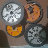 وزنه بدنسازی و تخت پرس