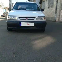 پراید سفید مدل ۸۸ فرمان بلبرینگی ترمز ABS