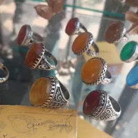انگشتر شجر فیروزه عقیق
