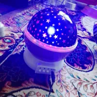 چراغ خواب بزرگ رنگی و چراغ خواب کوچک