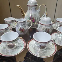 سرویس قهوه خوری مرمری هفت قدیمی