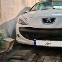 پژو 207 دنده پانا سفید صفر 1405 شیشه ای|خودرو سواری و وانت|تهران, مسعودیه|دیوار