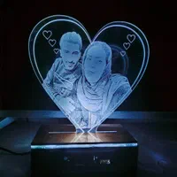 چهره بالبینگ حکاکی آباژور چراغ خواب|چراغ خواب و آباژور|تهران, افسریه شمالی|دیوار