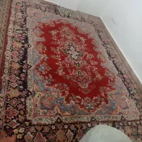 فرش ۹ متری دستبافت طرح اصیل لاکی / کاملاً سالم