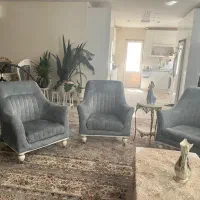 مبل راحتی ۷ نفره با جلو مبلی|مبلمان خانگی و میز عسلی|ری, اقدسیه|دیوار