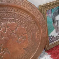 سینی مسی|کلکسیون اشیاء عتیقه|خاوران, |دیوار