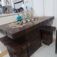 میز ناهارخوری کار چوب. بسیار خاص و زیبا