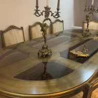 مبل  ۸نفره  همراه ناهارخوری ۸نفره چوب راش