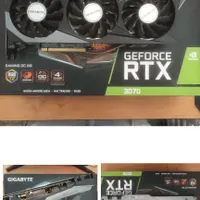 کارت گرافیکrtx 3070 gigabyte gaming ocیک ماه ضمانت