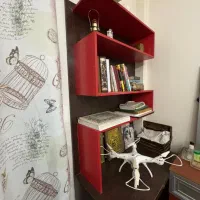کتابخانه میز تحریر|کتابخانه، شلف، قفسه‌های دیواری|تهران, مرزداران|دیوار