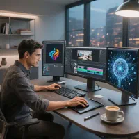 هوش مصنوعی ادیتورگرافیست طراحی لایه بازکدنویسیUIUX