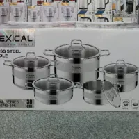 سرویس قابلمه استیل لکسیکال مدل SCC-80710-30S